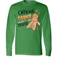 thumbnail image 3 of Inktastic Official Cookie Tester Cute Gingerbread Long Sleeve T-Shirt, 3 of 5