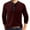 Wine Red, variant on XFLWAM Men's Henley Shirts Raglan Long Sleeve Casual Lightweight Regular Fit Button Cotton Basic T-Shirt Dark Gray L