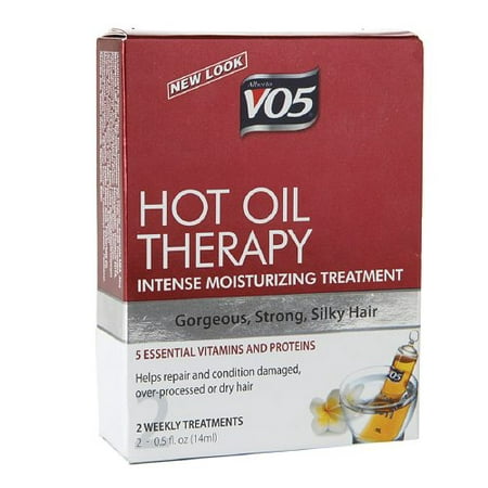 Alberto Vo5 Hot Oil Moisturizing Treatment With Vitamin E - 0.5 Oz, 2 tubes, 2