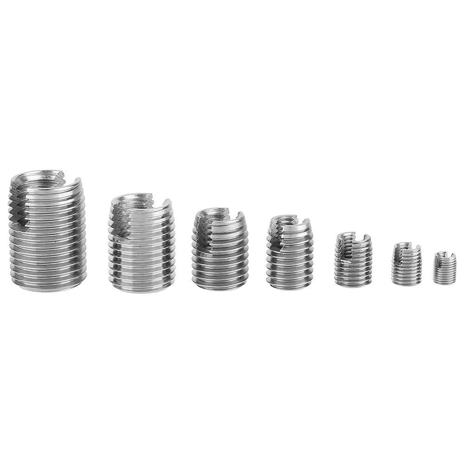 GUYUTING 50Pcs Thread Repair Inserts Self Tapping Structure Stainless Steel No Pre Tapping For Automotive And Industrial Use