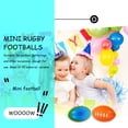 thumbnail image 4 of CIMAXIC Fête 6 Pcs Rugby Football Cadeaux de Fête Rugby Football Articles pour Sacs-Surprises Mini Rugby Football,3.54"X2.17"X2.17 Pouces, 4 of 5