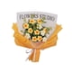 thumbnail image 1 of Ramo de flores de crochet, ramo tejido a mano, ramo de crochet decorativo y de buen gusto. Amarillo, 1 of 9