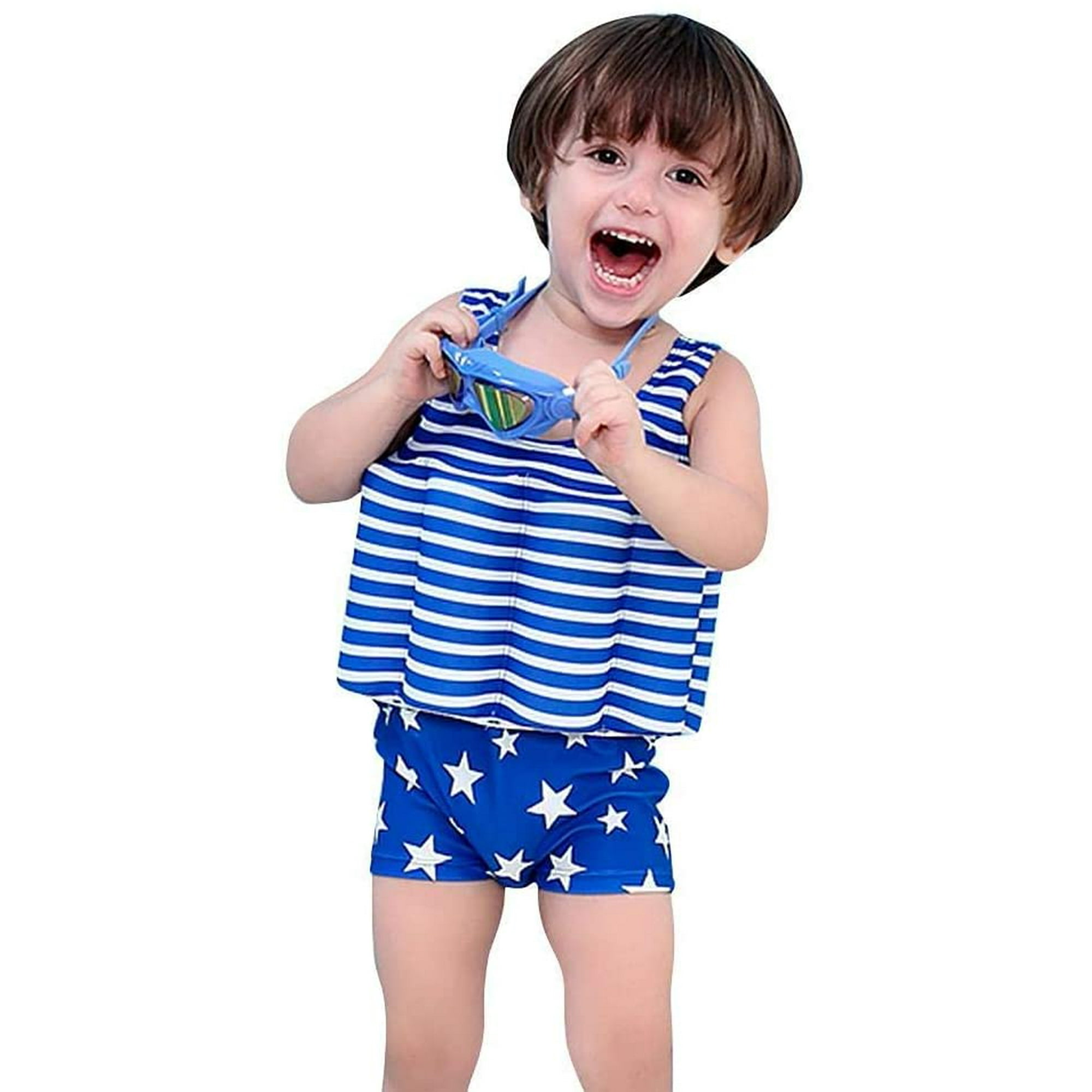 Fille Garcon une Piece Maillot de Bain de Flottaison Maillot de Bain avec Flottabilite Reglable Enfant Flotteur Maillot de Bain Gilet de Sauvetage