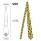 thumbnail image 2 of Balery Sunflowers Corbata Clásica de Seda para Hombre, Corbata Tejida Jacquard, Corbatas Formales para Negocios y Bodas, 2 of 7