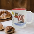 thumbnail image 6 of Oktoberfest Haus Multicolor Ceramic Coffee Mug with '' I Love Norway'' 12 oz, 6 of 6