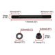 thumbnail image 2 of 201-4302 Cylinder Head Stud Kit Engine Cylinder Head Bolt for E36 325I 2.5L 6 Cyl M50 3.0L S50US 3.2L S52US Inline 6, 2 of 5
