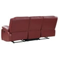 thumbnail image 5 of Camila 3-piece Upholstered Reclining Sofa Set Red, 5 of 20