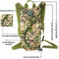 thumbnail image 6 of SPACEMUSE Hydration Backpack, with 3L/100 oz. Tactical Water Bag, Water-Resistant Oxford Hiking Pack with Water Bladder for Running, Cycling, and Biking, 6 of 6