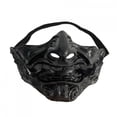 thumbnail image 3 of Máscara de samurái, accesorio de regalo para fiesta, cosplay, juego de carnaval, disfraz, juego de rol, 3 of 8