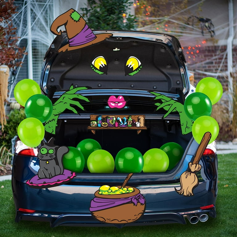 Joyin Halloween Trunk or Treat with Spider Design, Car Archway Garage Decoration