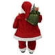 Northlight 24" Rouge et Blanc Père Noël Claus avec des Cadeaux et Tambour Figure de Noël – image 4 sur 5