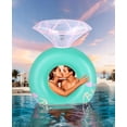 thumbnail image 3 of Anillo inflable de diamantes Pool Float HeySplash para adultos, 3 of 8