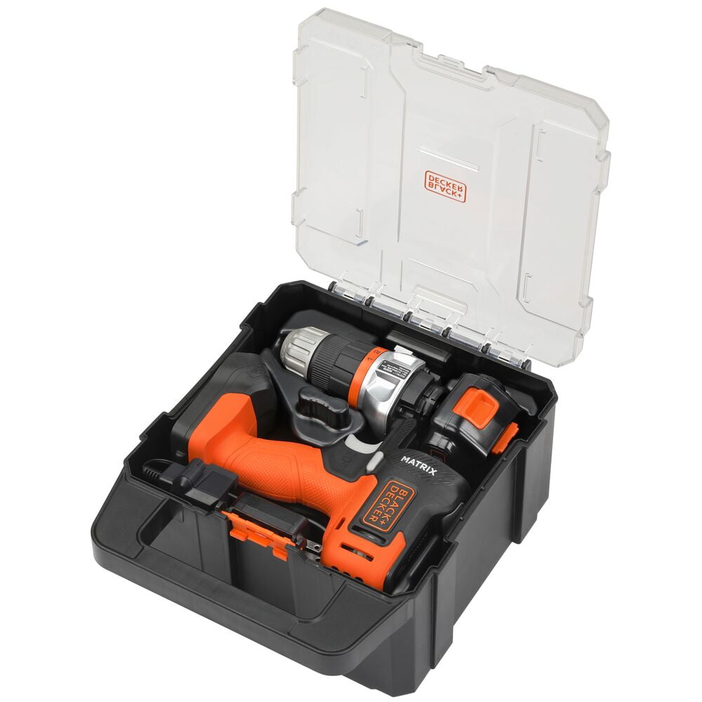 BLACK+DECKER BDCDMT1202KTJC1 MATRIX 20V MAX, POWERCONNECT Drill Driver, 20V 1.5Ah 300 RPM, 2 Piece