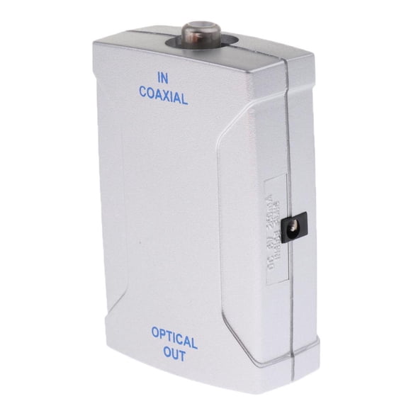 Adaptador de audio óptico digital Macarena Convertidor coaxial a óptico Spdif
