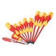 thumbnail image 3 of Herramientas 10pcs 1000V Aislador aislado Conjunto Con Ranuros Magnética y rellenos de fillips de empuñaduras suaves electricistas Herramientas de reparación de trabajo eléctrico, 3 of 7