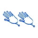 thumbnail image 2 of 2 soportes para guantes de golf, secador profesional, gancho de mantenimiento. Azul, 2 of 9