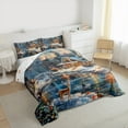 thumbnail image 3 of Castle Fairy Animal Deer 2Pcs Bedding Comforter Set for Teens Girls Boys,Rustic Cabin Twin Comforter Sets,Merry Christmas Breathable Bedding Set,Super Cozy Room Decor, 3 of 8
