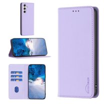 Feishell for Samsung Galaxy A14 5G Flip Wallet Case with ID Credit Card Slots,Shockproof Premium PU Leather Magnetic Closure Folio Flip Kickstand Slim Wallet Phone Case for Women Men,Lightpurple