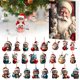 thumbnail image 2 of 2024 Christmas Advent Calendar Cartoon Cat Charm Countdown Calendar Xmas Tree Hanging Ornaments For Door Wall Windows, 2 of 5