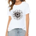 thumbnail image 3 of Sherrylily Summer Women Sunflower Short Sleeve T Shirt Cute Graphic Tees Loose Tops, 3 of 5