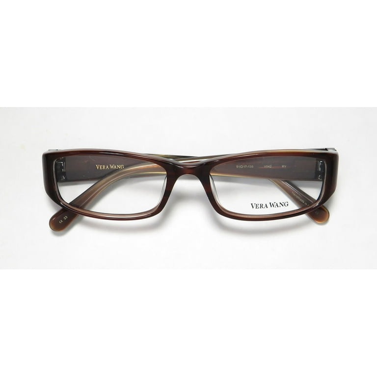 NEW VERA WANG V042 WOMENS/LADIES RECTANGULAR FULL-RIM RUBY NEW VERA WANG V042 WOMENS/LADIES RECTANGULAR FULL-RIM RUBY