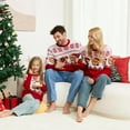 thumbnail image 6 of Casual Round Neck Matching Family Christmas Sweater Long Sleeve Knit Pullover Christmas Jumper, 6 of 10