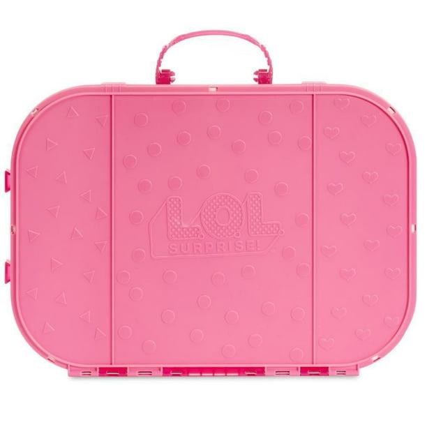 Sac De Rangement Suspendu Pour Poupées LOL OMG Et Barbie - 24 Poches Transparentes - Rose