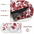 thumbnail image 6 of Area Rugs 2.7'x5', Pink Red Eucalyptus Leaves Carpet for Living Room Bedroom Dining Room, Watercolor Spring Summer Botanical Throw Kitchen Rugs Non Slip Washable Rectangle Indoor Outdoor Rugs, 6 of 8