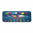 thumbnail image 1 of 65th Birthday Computer Mouse Pad, Special Day for 65 Years Old Surprise Balloons in Colorful Design, Rectangle Non-Slip Rubber Mousepad Large, 31" x 12" Gaming Size, Multicolor, by Ambesonne, 1 of 2