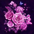 thumbnail image 1 of pitrice DIY Rose Stitch Color Flower Needlework 5D Resin Diamonds Embroidery Painting Picture, 1 of 6