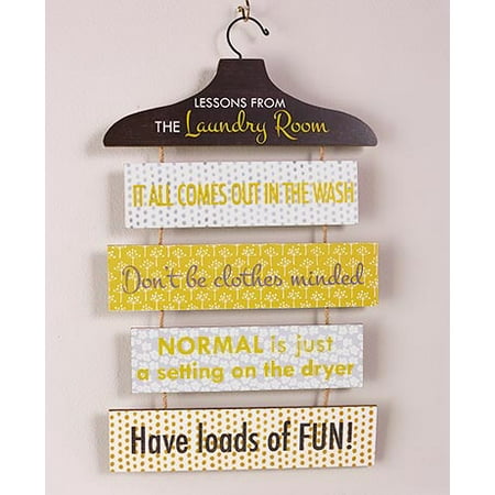The Lakeside Collection Clothes Hanger Sign Wall Hanging