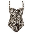 thumbnail image 3 of Hilor Women's One Piece Swimsuits Tummy Control Swimwear Retro Inspired Monokini, 3 of 6