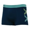 thumbnail image 2 of Junior Boy Seamless Boxer Briefs, Boyshorts Panty, Side Crossed Stripes-Solid Multi Colors, One Size, 6-Pack, 2 of 3