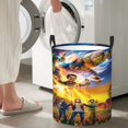 thumbnail image 7 of Goosebumps Laundry Hamper Basket with Handles, Lightweight Storage Basket Toy Organizer Dirty Laundry Basket Waterproof for College Dorms, Bedroom, Bathroom, 7 of 7