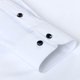 thumbnail image 4 of Blusa y camisa de manga larga con cuello vuelto para hombre, estilo informal, a la moda, con botones y solapa, transpirable, de poliéster, 4 of 5
