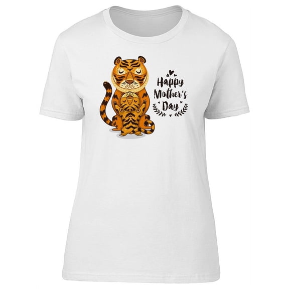 Happy Mothers Day Bengal Family T-Shirt Women -Image by Shutterstock, Female Medium