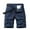 Blue-73, variant on Mens Casual Cargo Shorts with Pockets