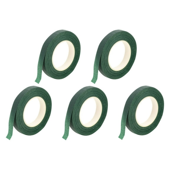 Baluue Durable Green Floral Stem Tape for Bouquet Wrapping and Flower Craft Projects