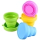 thumbnail image 1 of Hopfällbar Mugg Kompakt Silikon, Återanvändbar Livsmedelsklassad Vikbar Mugg med Lock, Utbyggbar Infällbar Dricksats, 1 of 5