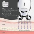 thumbnail image 4 of Microcurrent Facial Massage Roller - Skin Firming Treatment for Men and Women - Facial Wrinkle Reduction, Anti-Aging, Rejuvenation, Lifting, Acne Trea, 4 of 5