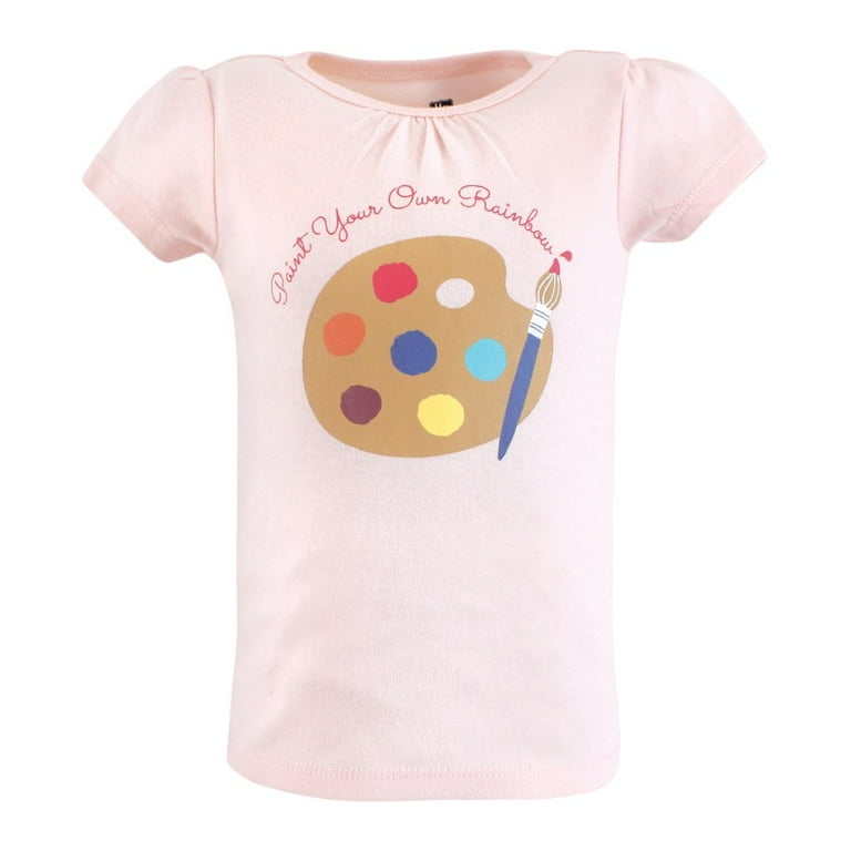 Hudson Baby Infant and Toddler Girl Short Sleeve T-Shirts