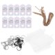 thumbnail image 5 of 10 juegos de llaveros con forma de huella de bebé, abrebotellas, etiquetas de agradecimiento, bolsas de almacenamiento portátiles con cuerdas, 5 of 8