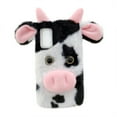thumbnail image 4 of FONDOTIN Fuzzy Girly Phone Case Cartoon Cow Protective Shell Compatible with S20 FE 5G, 4 of 8