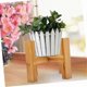 thumbnail image 4 of Wooden Four-Legged Plant Stand for Flower Pots and Succulents Garden Patio Display Shelf Home Decor Base Holder, 4 of 5