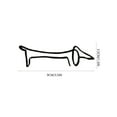 thumbnail image 3 of Dog Minimalist Art Sculpture Modern Minimalist Art Creative Ornaments For Home, 3 of 5