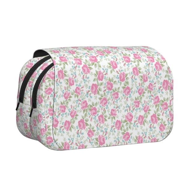 Easygdp Floral para Estuche de Lápices con Tapa Flip, Suministros de Oficina y Universidad para Adolescentes y Adultos