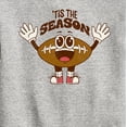 thumbnail image 3 of Instant Message - Tis The Season Football - Toddler & Youth Crewneck Fleece Sweatshirt, 3 of 6