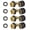 4 sets, variant on 3/4 Inch Garden Hose Quick Connector with Clamps Male and Female Hose Adapter, Garden Hose Adapter, Quick Connect Hose Fittings, Garden Hose Connector, Hose Attachment (4 sets)