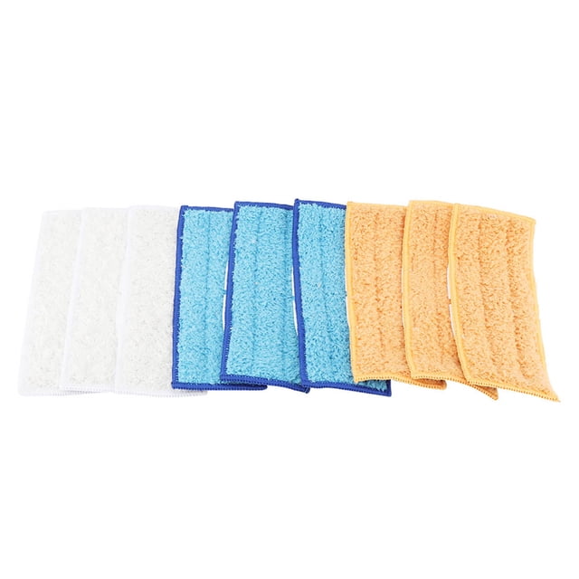 Almohadillas de microfibra para fregona de agua pulverizada NikouMX 9 piezas de repuesto tecnología innovadora