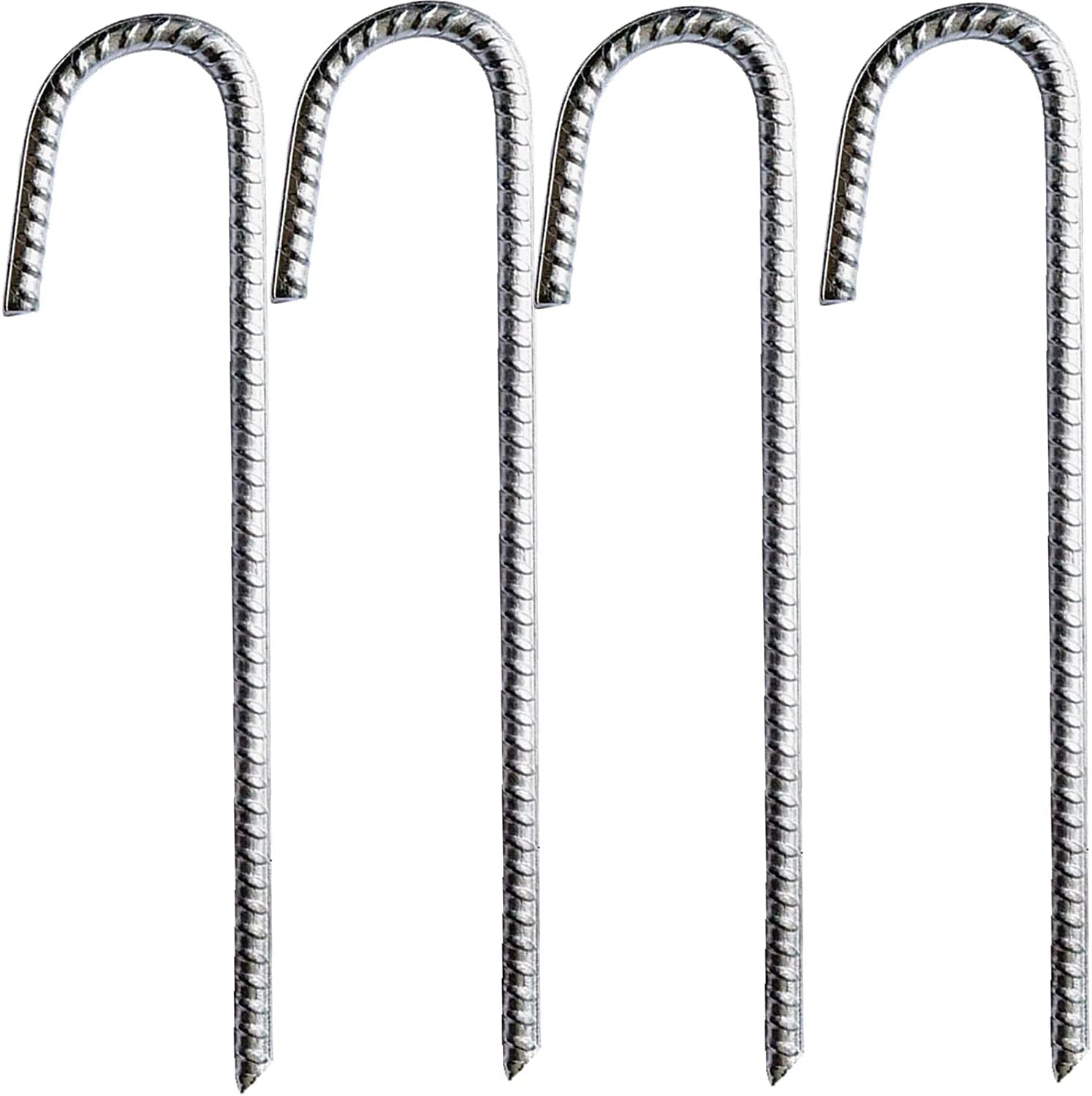 20 Galvanised Heavy Duty Ground Stakes Anchorage Tent Pegs For Marquees Gazebos 